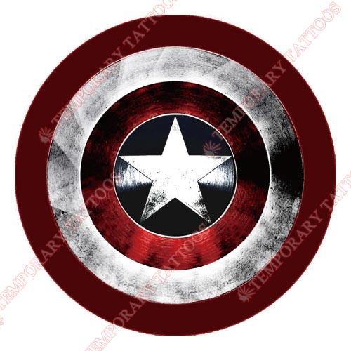 Captain America Customize Temporary Tattoos Stickers NO.59